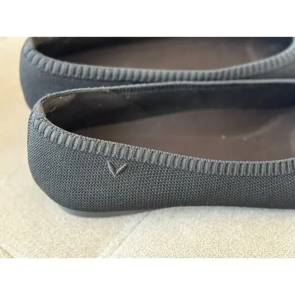 Vivaia Aria 5 Pointed Toe Flats Black Comfort Shoes 41.5, US 10 - Picture 11 of 12